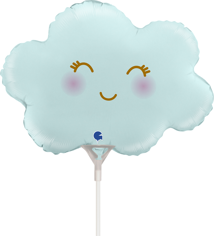 14" Cloud Satin Pastel Blue (ohne Ventil, zum Selbstverschwe