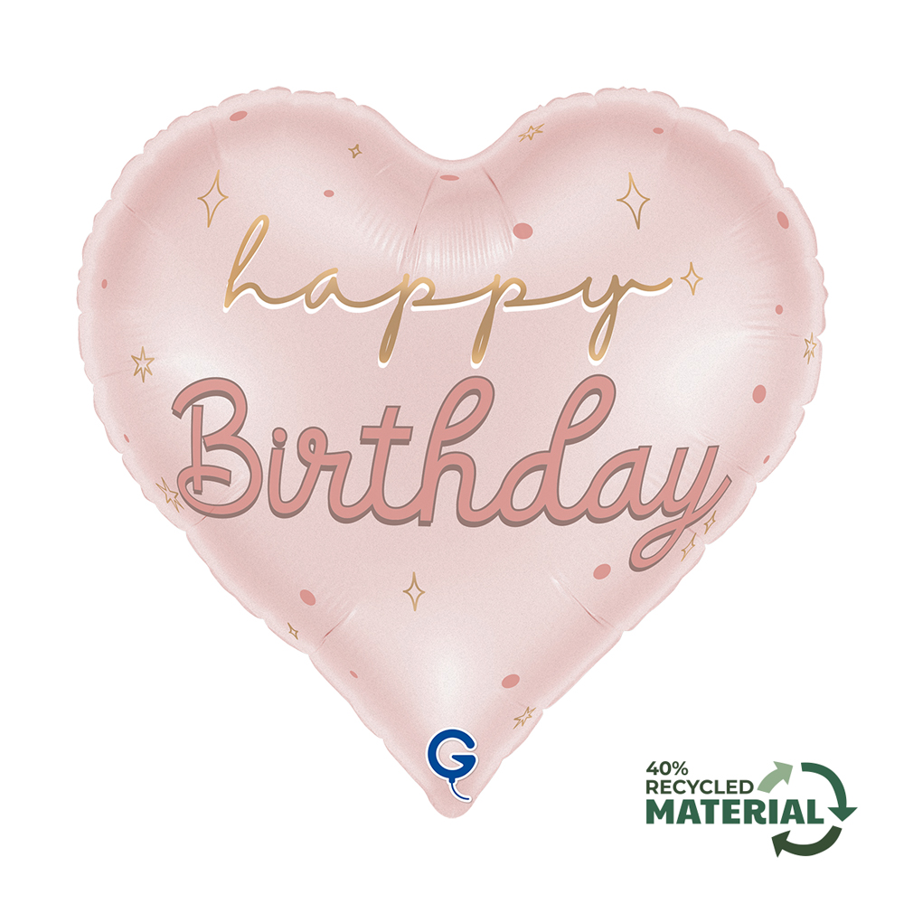 18" Pink Happy Birthday