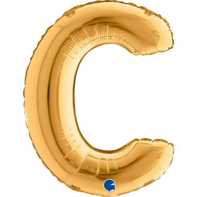 14" Folienbuchstabe "C" Gold (Altgold)