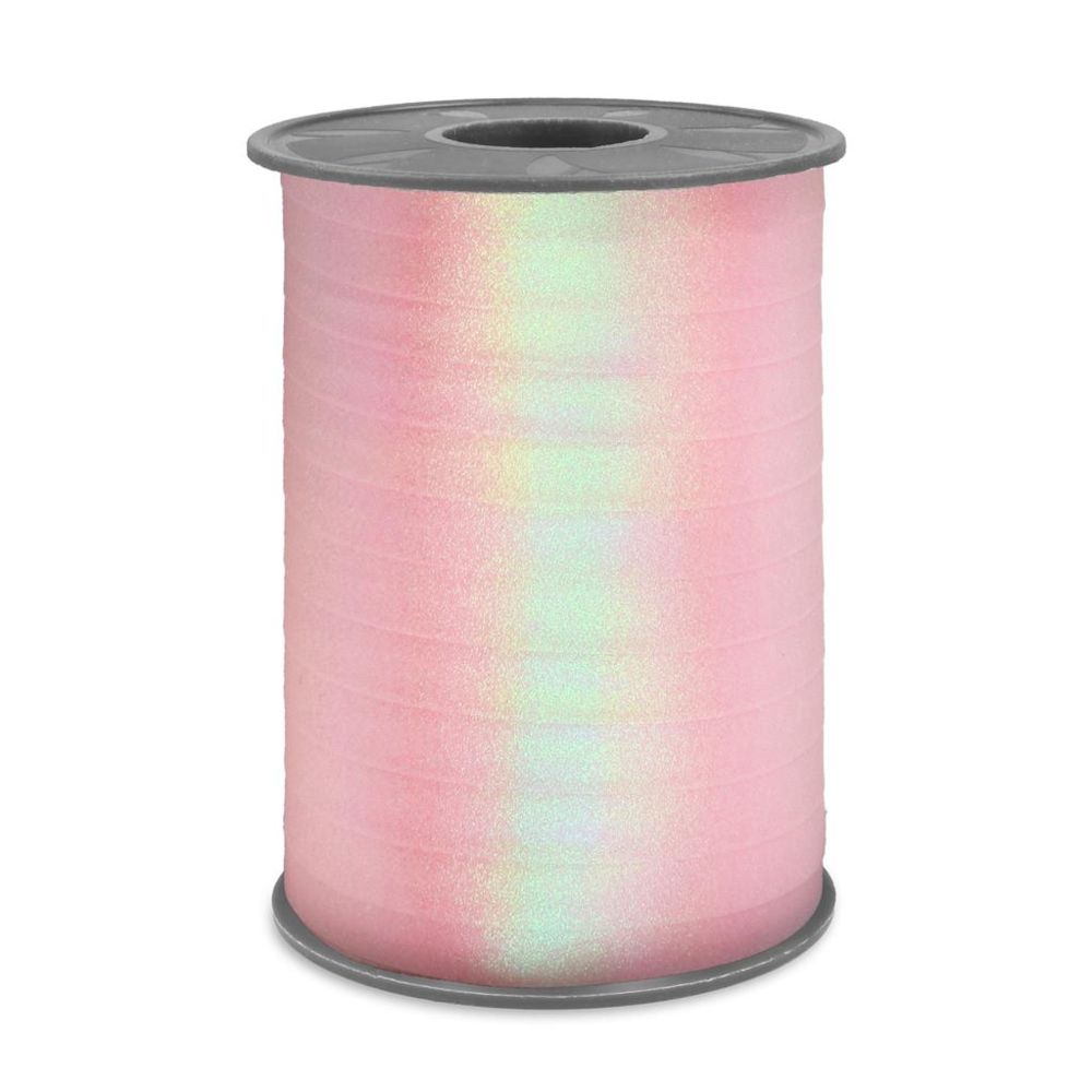 Polyband 10mm Glitter Hellrosa (100m)