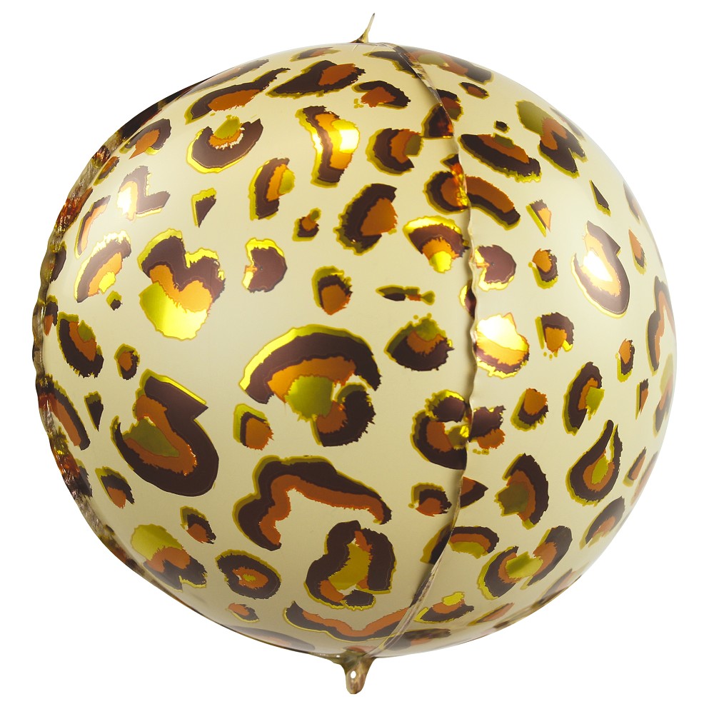 7" Deko-Kugel Leopard (mit Ventil)