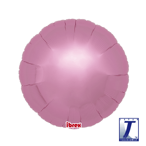 14" Rund Metallic Pink (Ibrex)