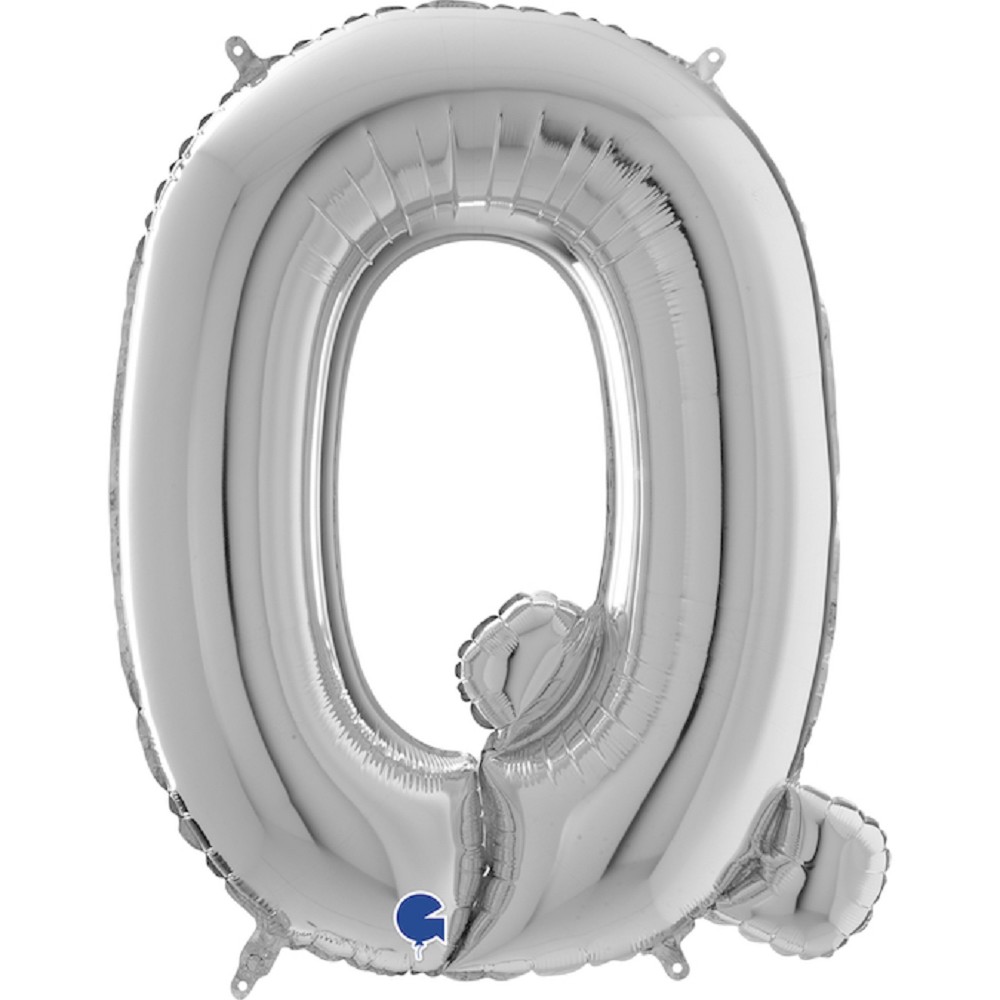 26" Folienbuchstabe "Q" Silver