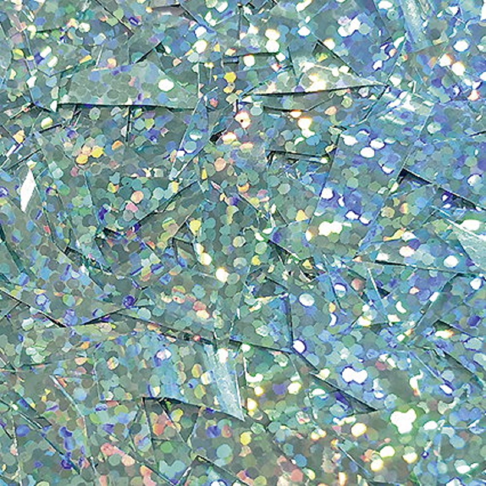 Ballon-Flitter Holografie Hellblau (1kg)