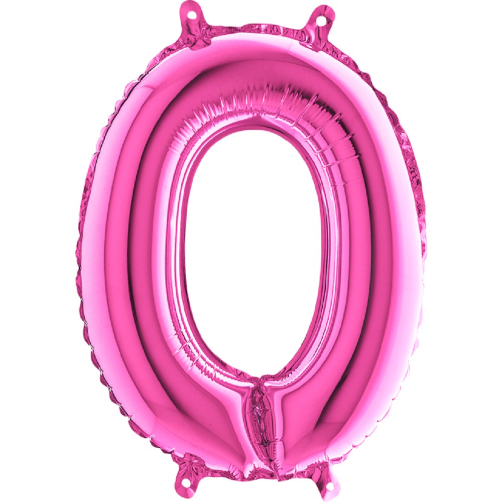 14" Folienbuchstabe "O" Fuxia