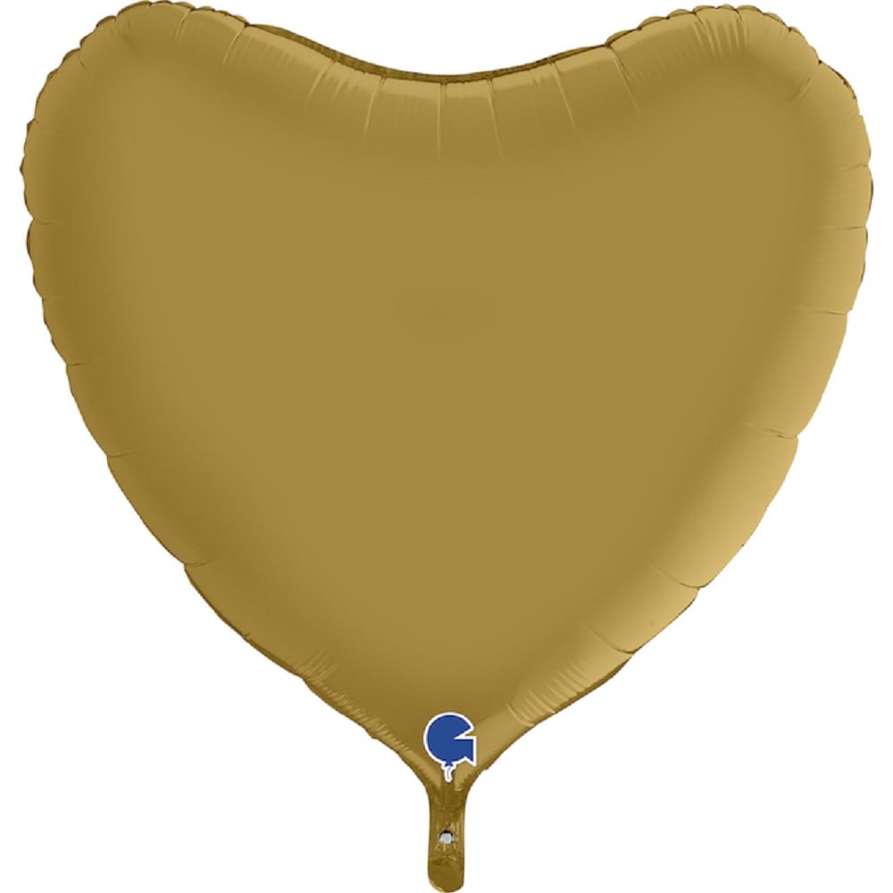 36" Herz Satin Gold (unverpackt)
