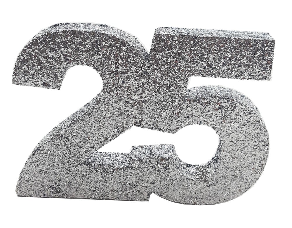 Decorative Number "25" (10cm)