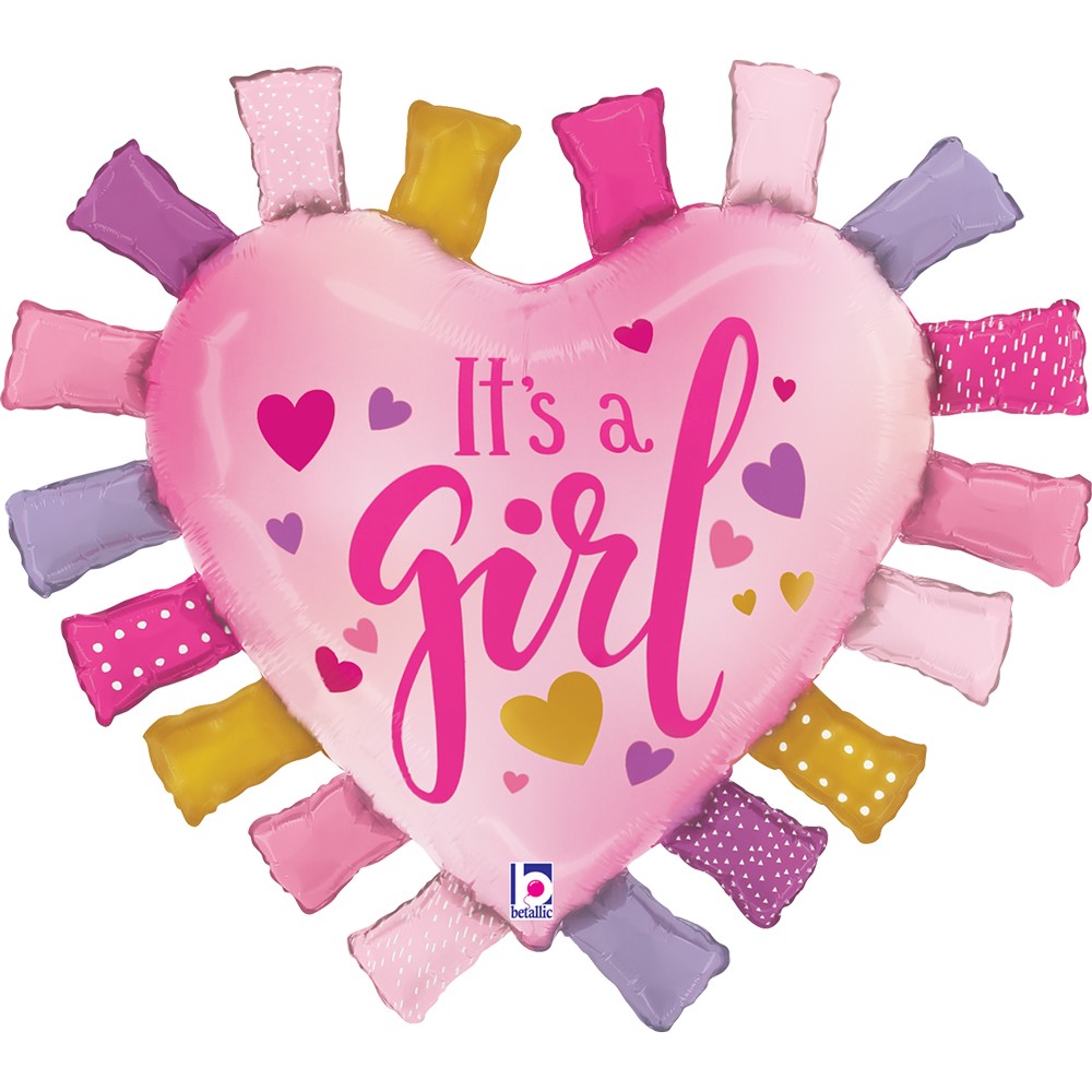 34" It's a Girl - Taggie Suqare