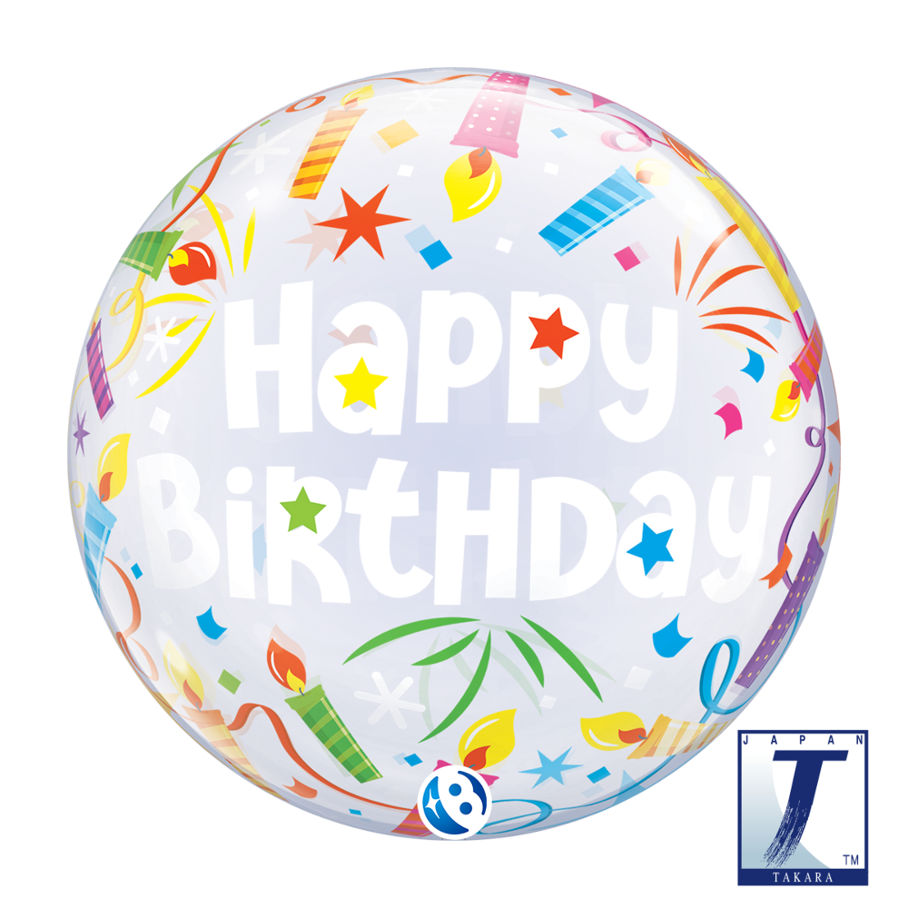 22" Single Bubble Lit Candles