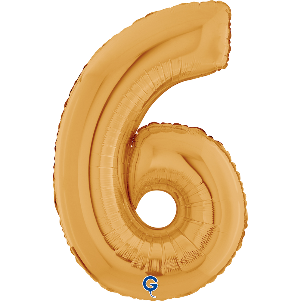 26" Folienzahl "6" Gold (Altgold)