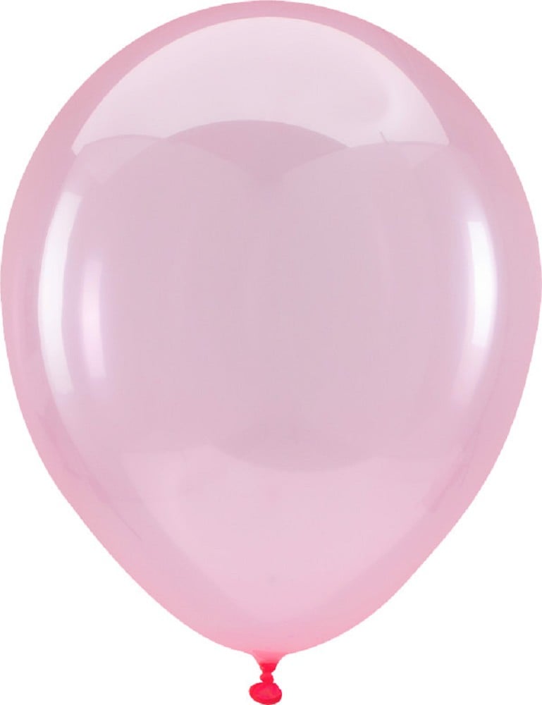 5" Crystal Clearz Pink (100 Stück)