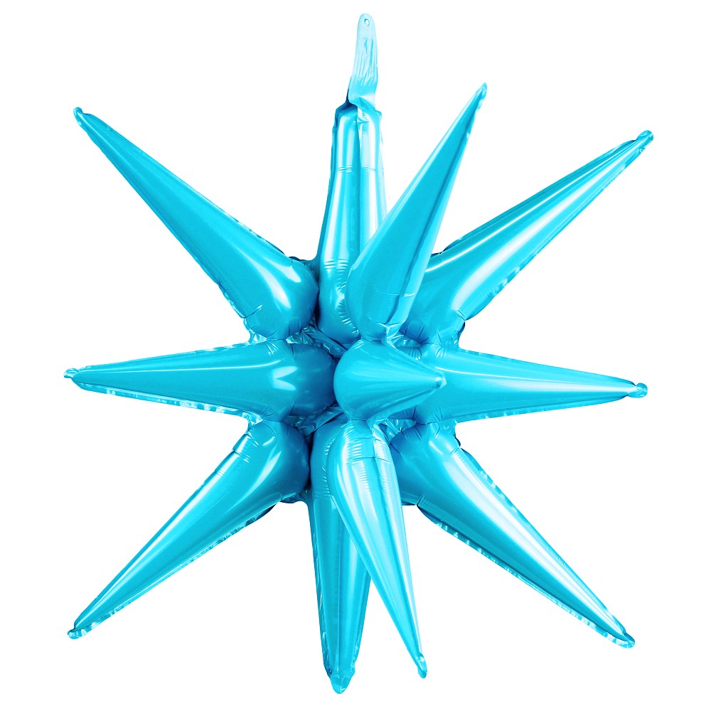 22" Deko Stern Baby Blau