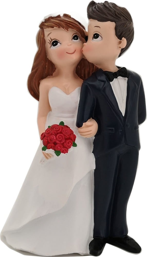 Hochzeitspaar rote Rosen16cm