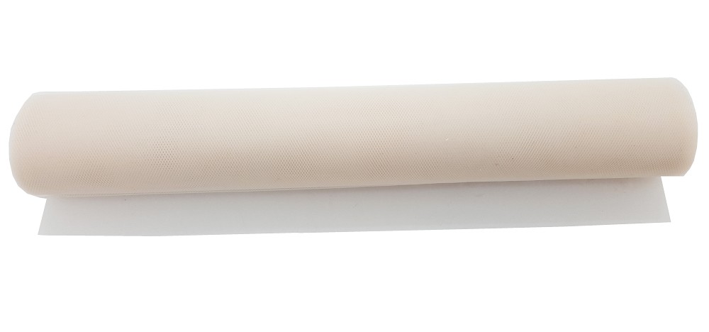 Tüll creme 36cm x 9,10m