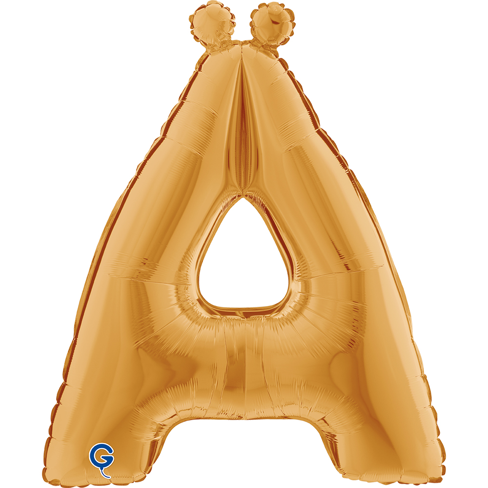 40" Folienbuchstabe "Ä" Gold (Altgold)