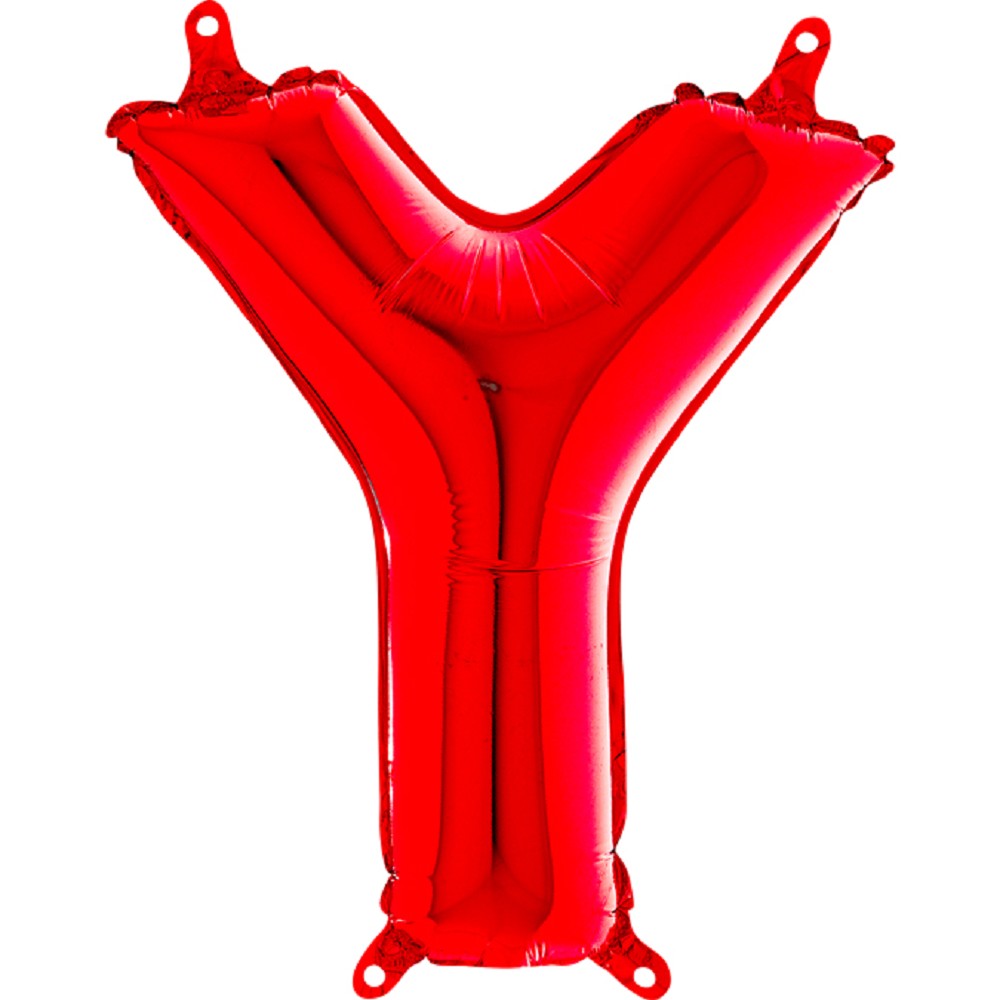 14" Folienbuchstabe "Y" Red