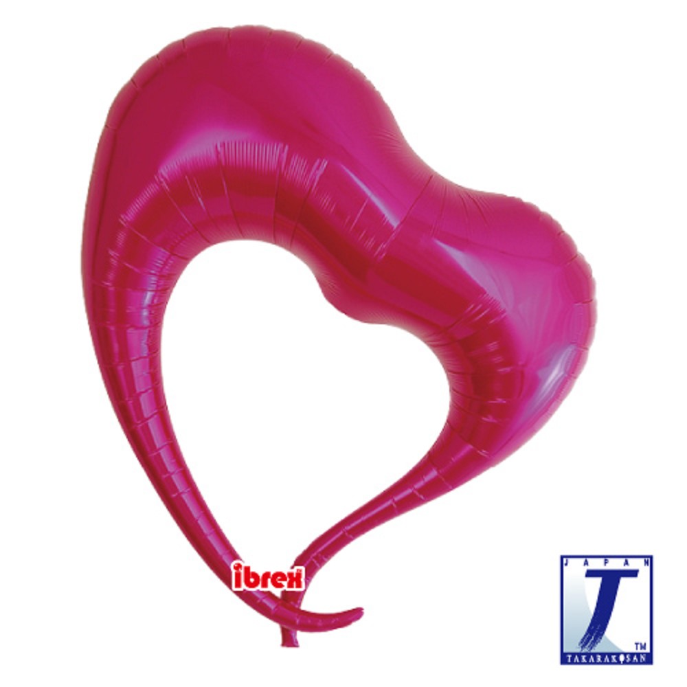 30" Elegant-Heart Metallic Magenta (ibrex)