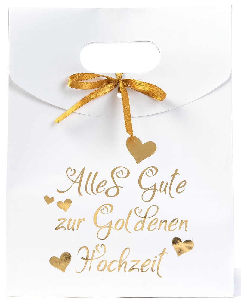 Geschenktüte "Alles Gute zur Goldhochzeit"