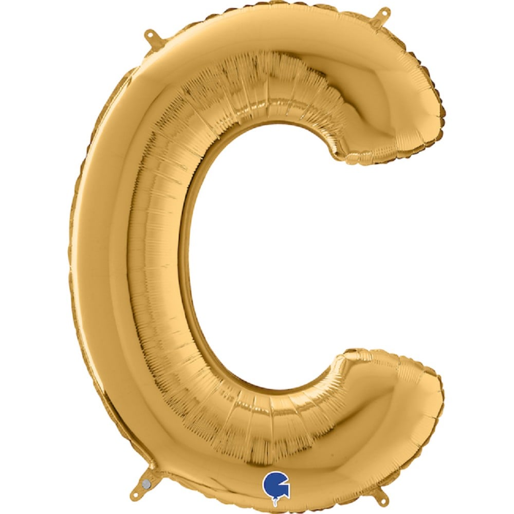 26" Folienbuchstabe "C" Gold (Altgold)