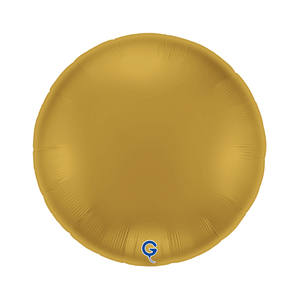 36" Rund Satin Gold (unverpackt)