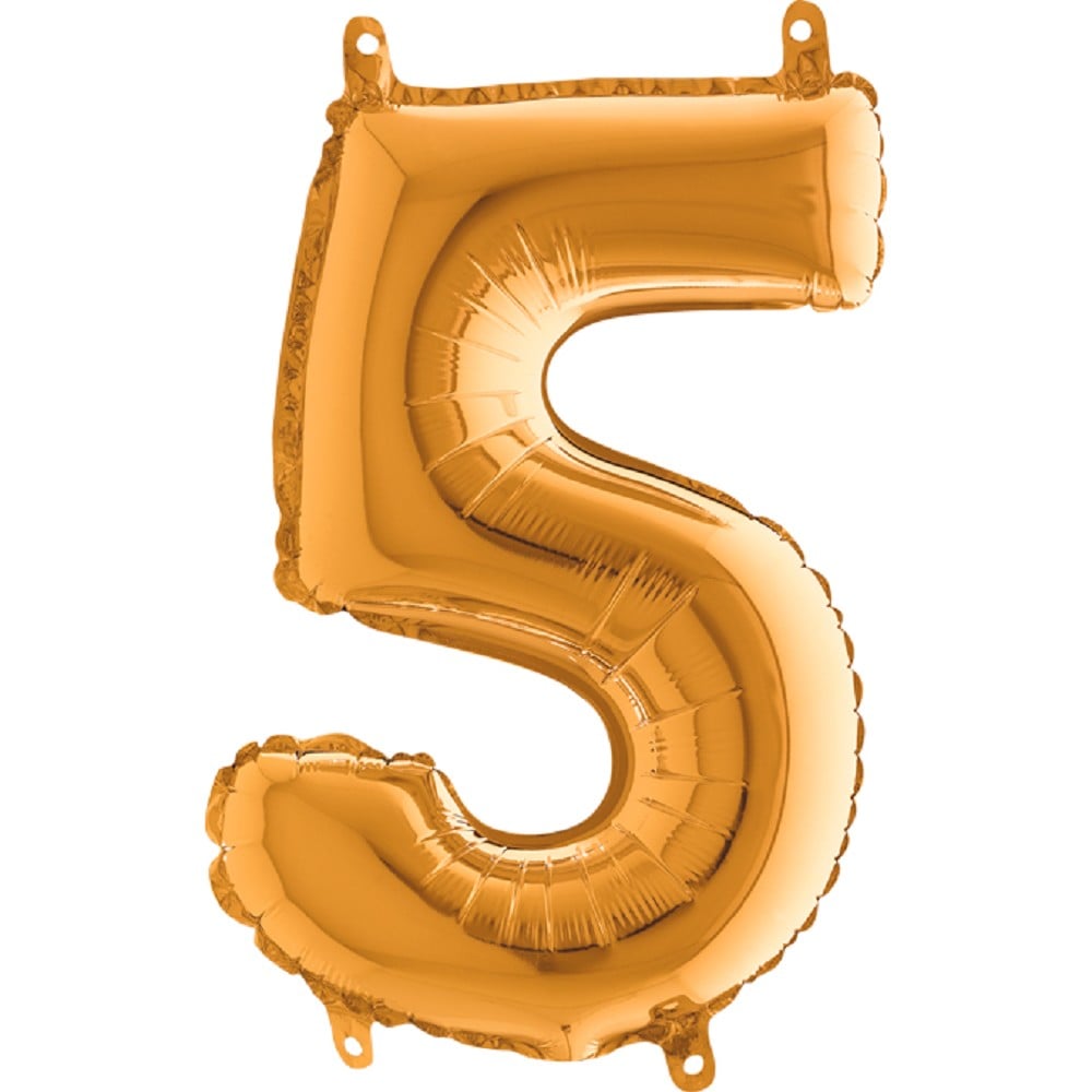 14" Folienzahl "5" Gold (Altgold)