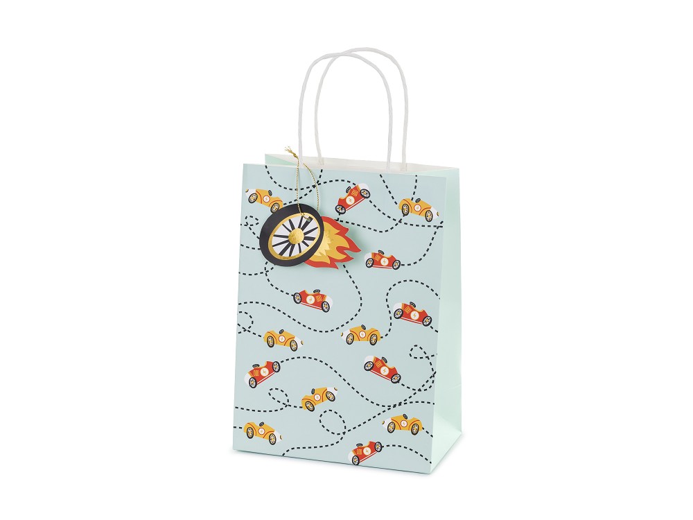 Geschenktüte - Car Racing Coll. - 11x18x25cm - 1 Stk.