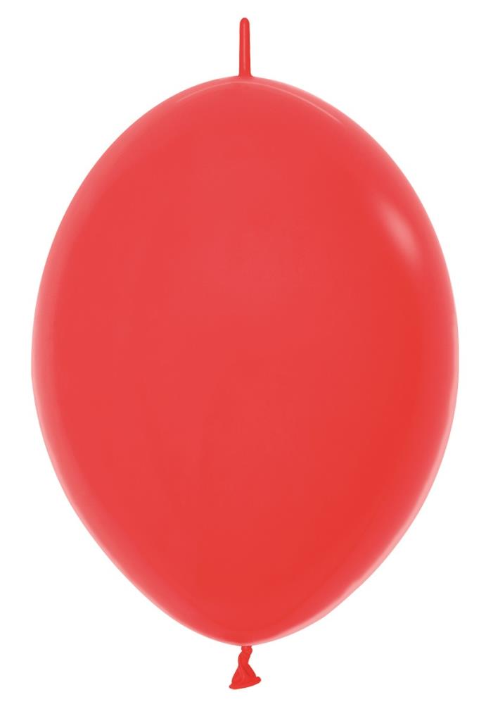 6" Link-o-loon Red (50 Stück)