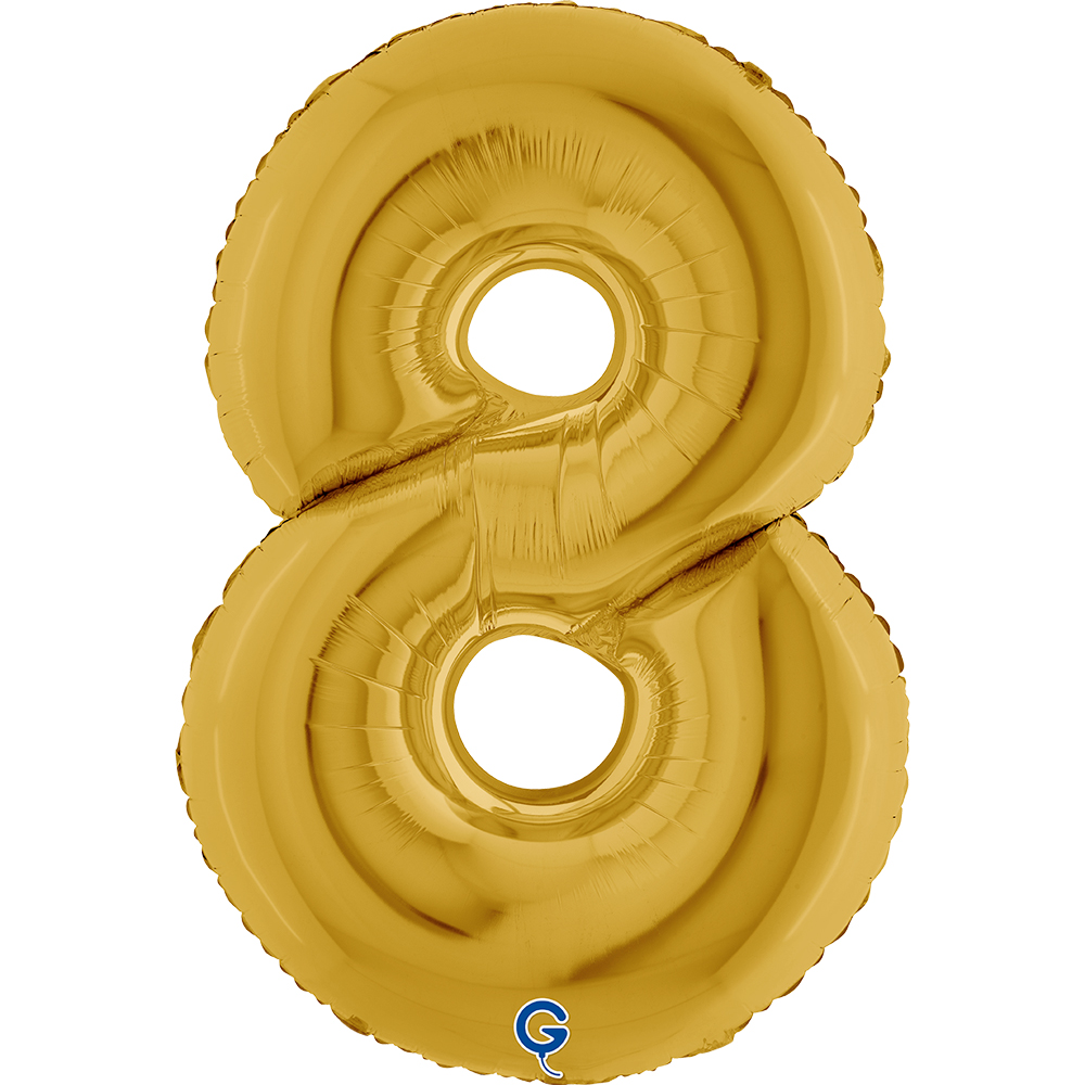 40" Folienzahl "8" Gold