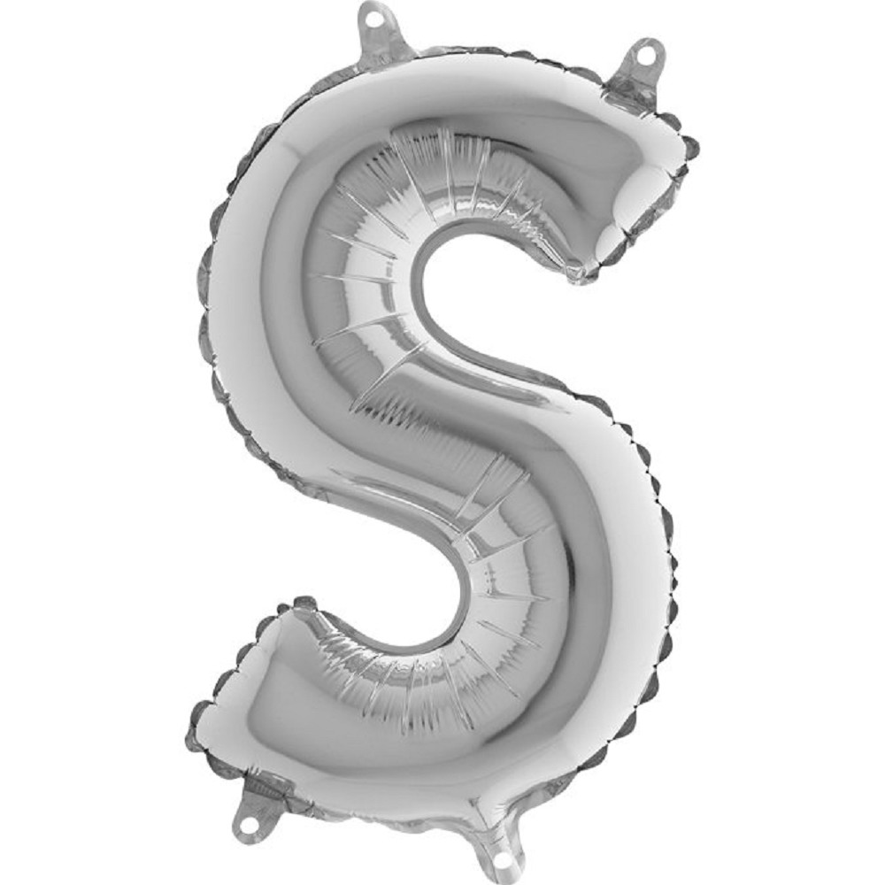 14" Folienbuchstabe "S" Silver