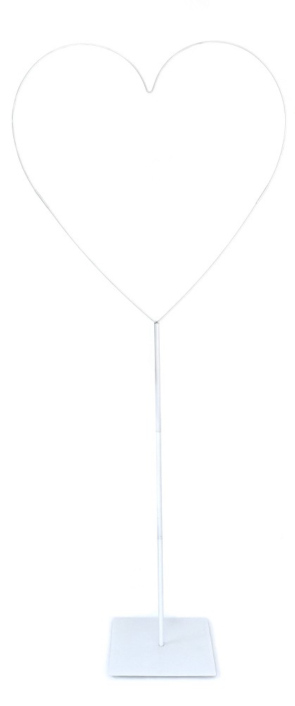 Herz Ballonständer 100 x 220 cm