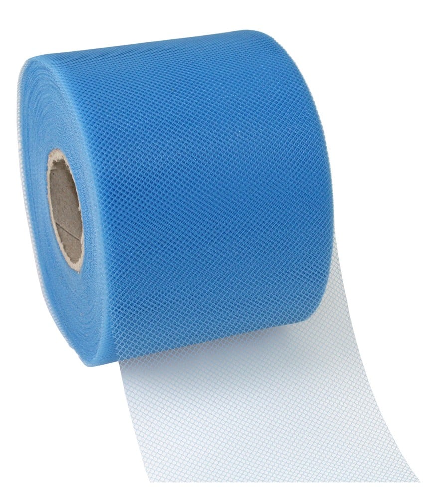 Tüll-Schleifenband 75mm Babyblau (50m)