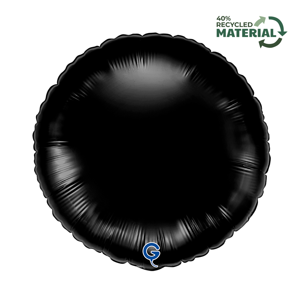 18" Rund Schwarz (unverpackt)