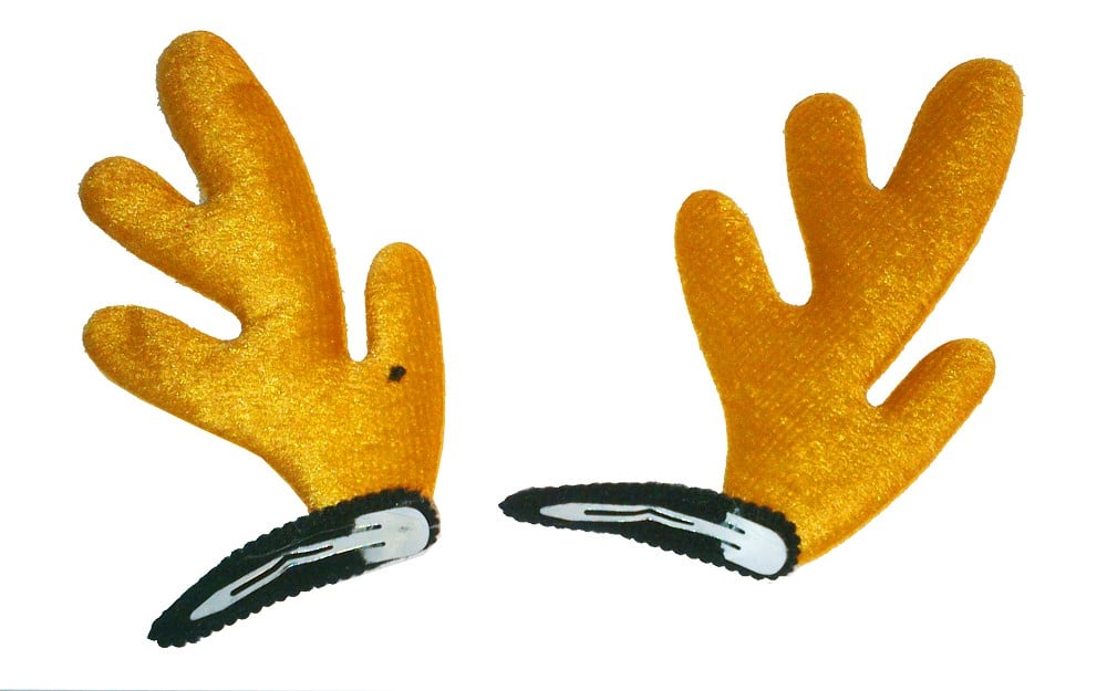 Rentier Geweih mit Clip