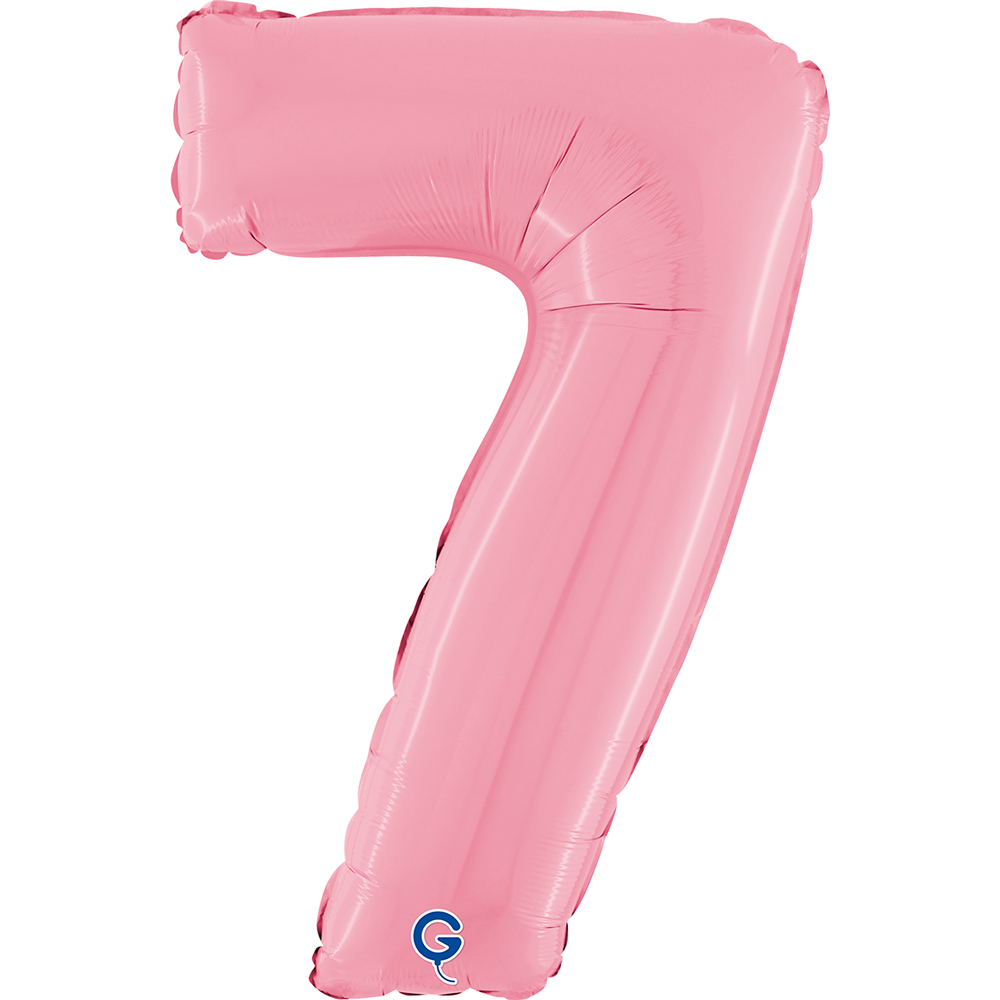 26" Folienzahl "7" Pastel Pink