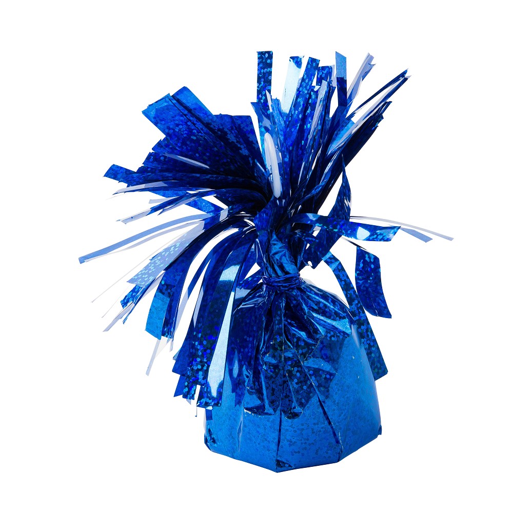 Ballongewicht Folie Holografie Blau