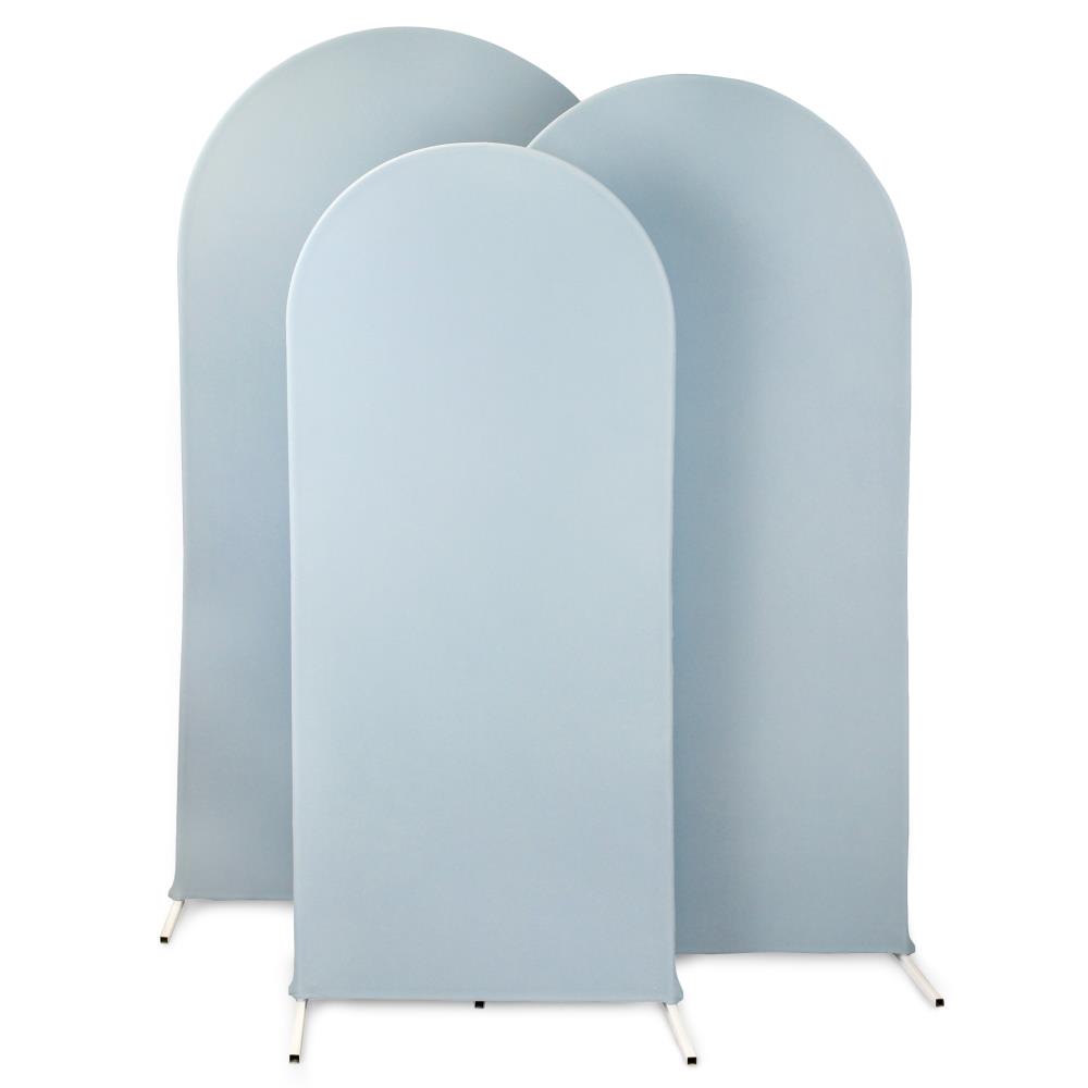 Backdrop-Set + Stoff-Set - Hellblau (6-teilig)