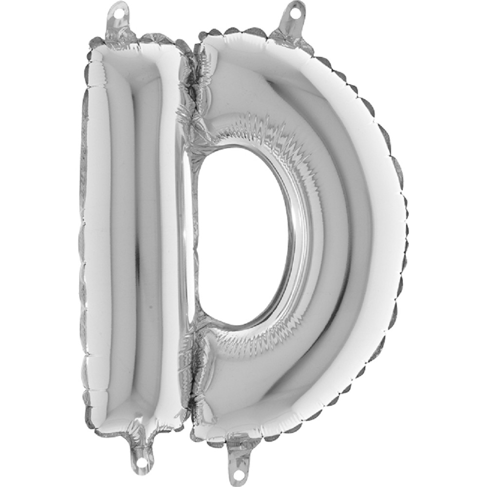 14" Folienbuchstabe "D" Silver