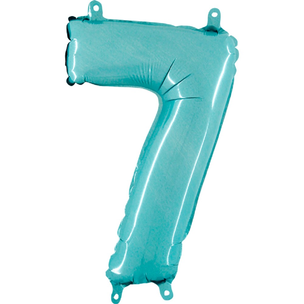 14" Folienzahl "7" Pastel Blue