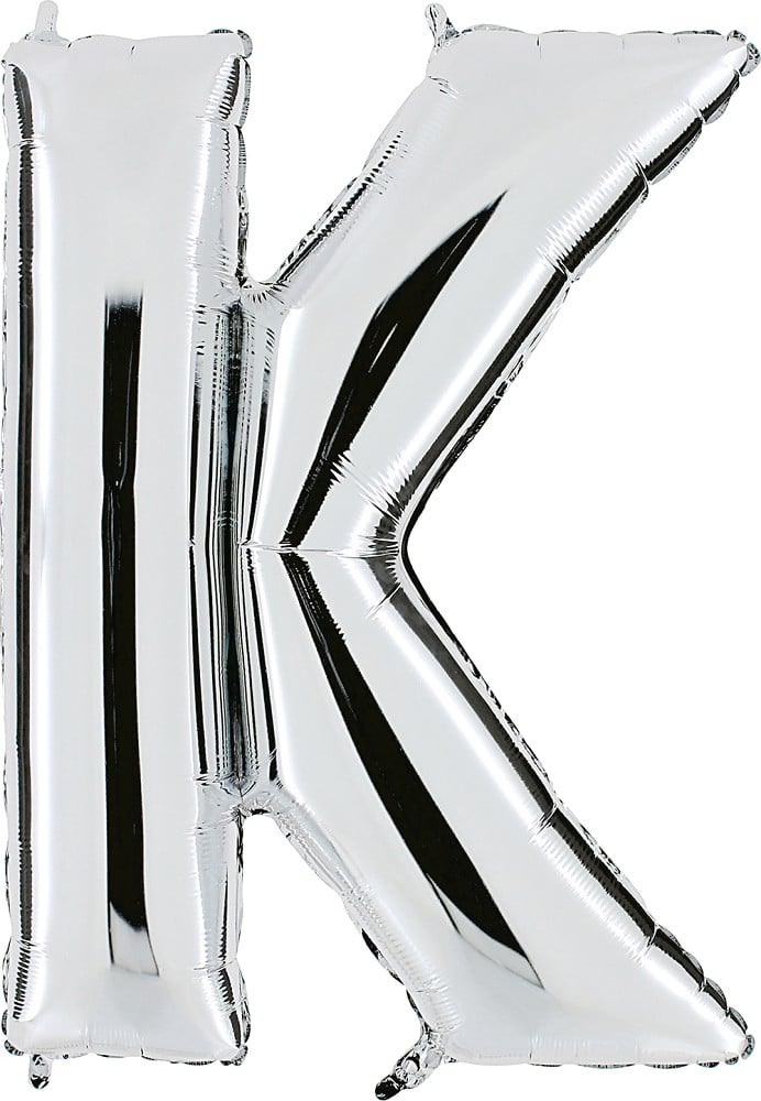 40" Folienbuchstabe "K" Silver