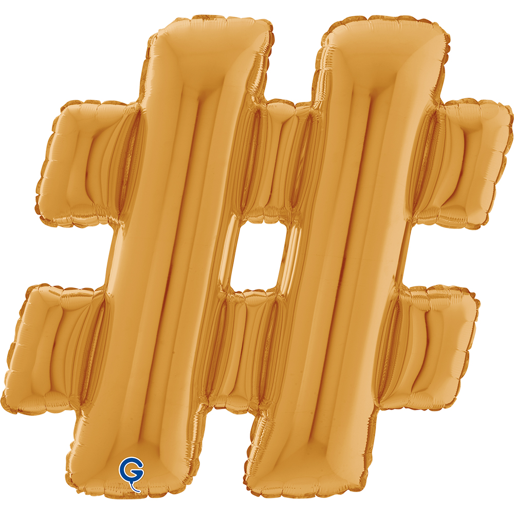 26" Symbol "#" Gold (Altgold)