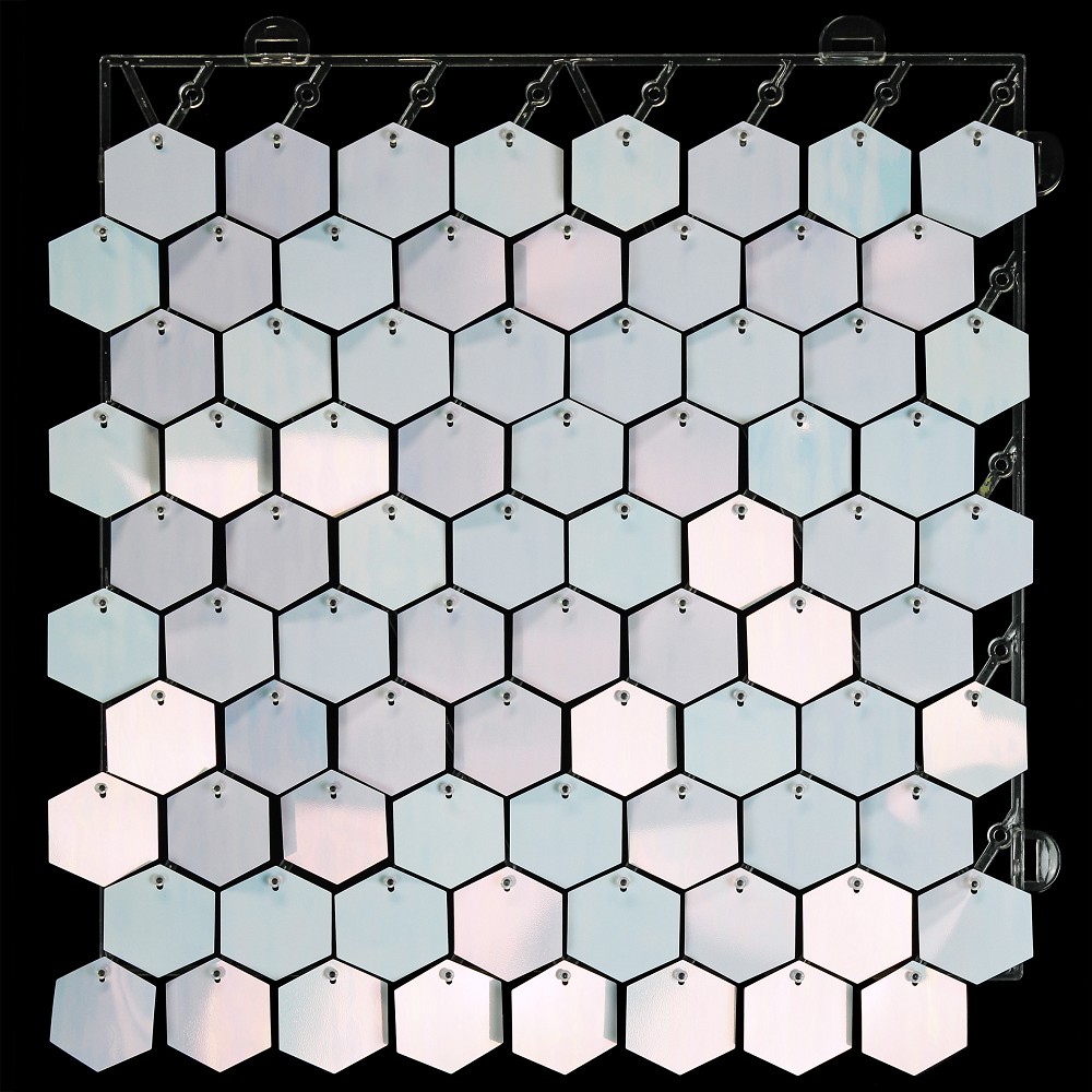 Paillettenwand Camouflage blau (30cm x 30cm)
