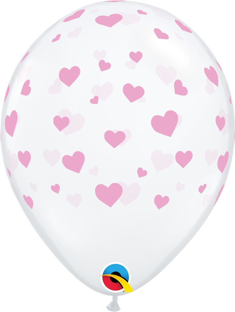 11" Random Hearts-A-Round (25 Stück)