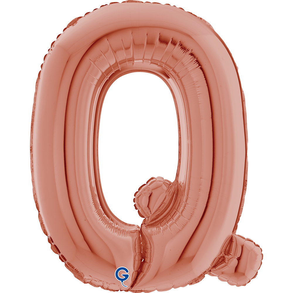 26" Folienbuchstabe "Q" Rosé Gold