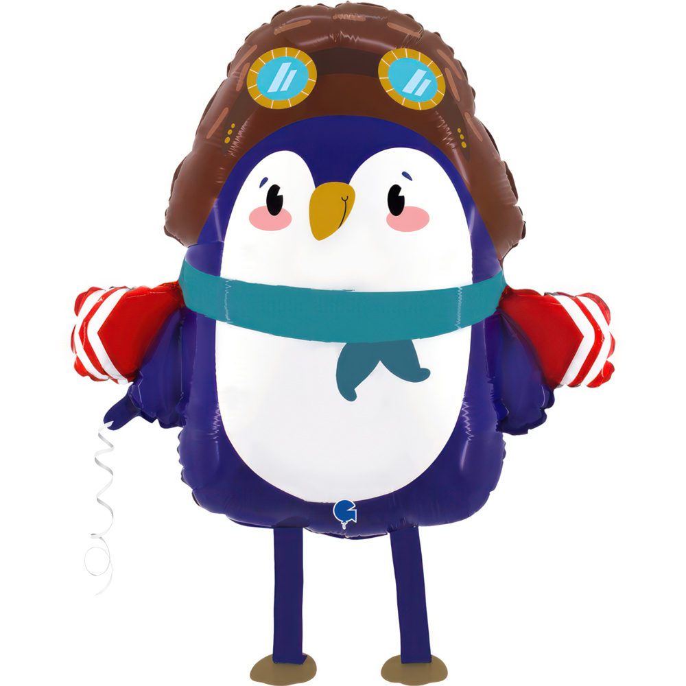24" Walking Pet Aviator Penguin