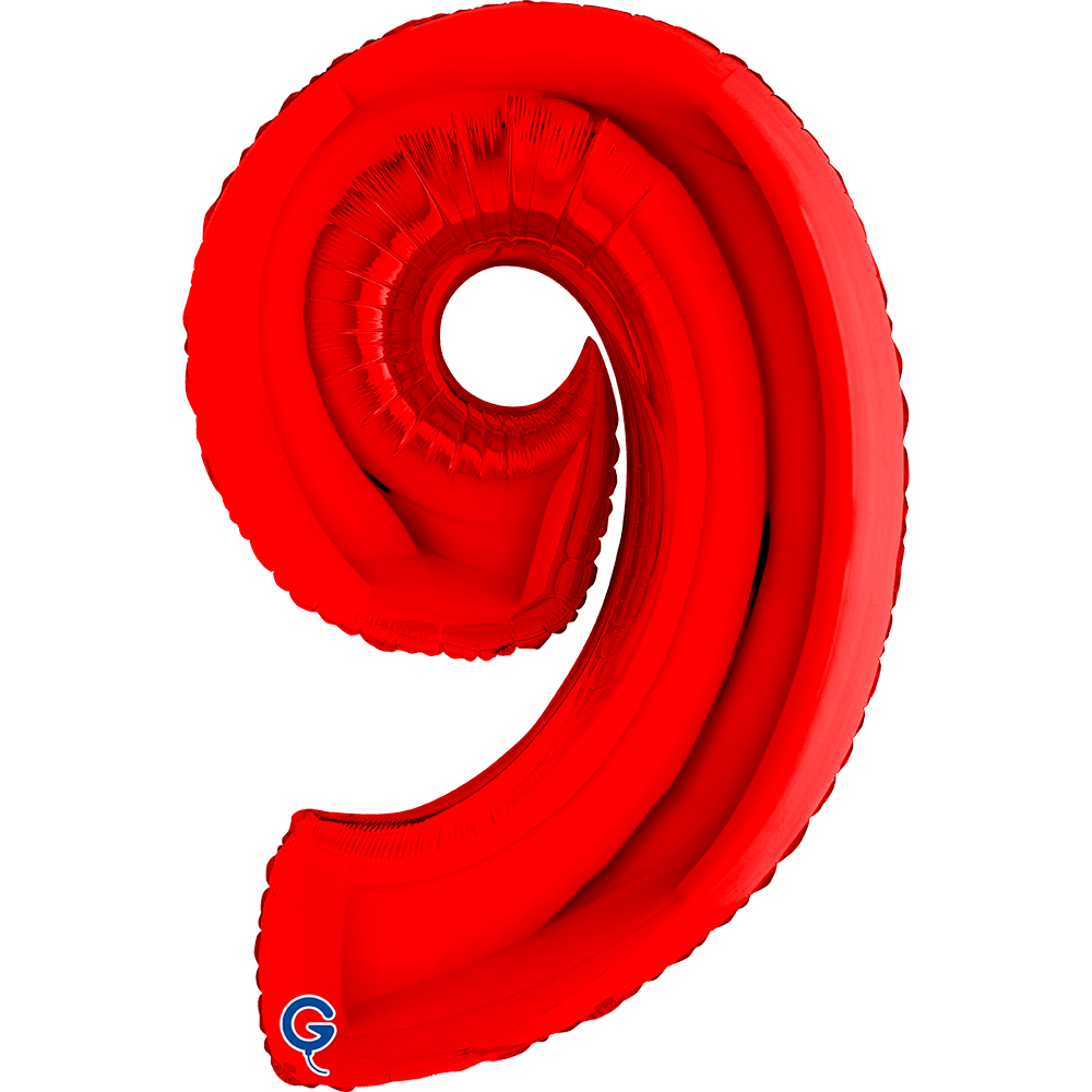 40" Folienzahl "9" Red