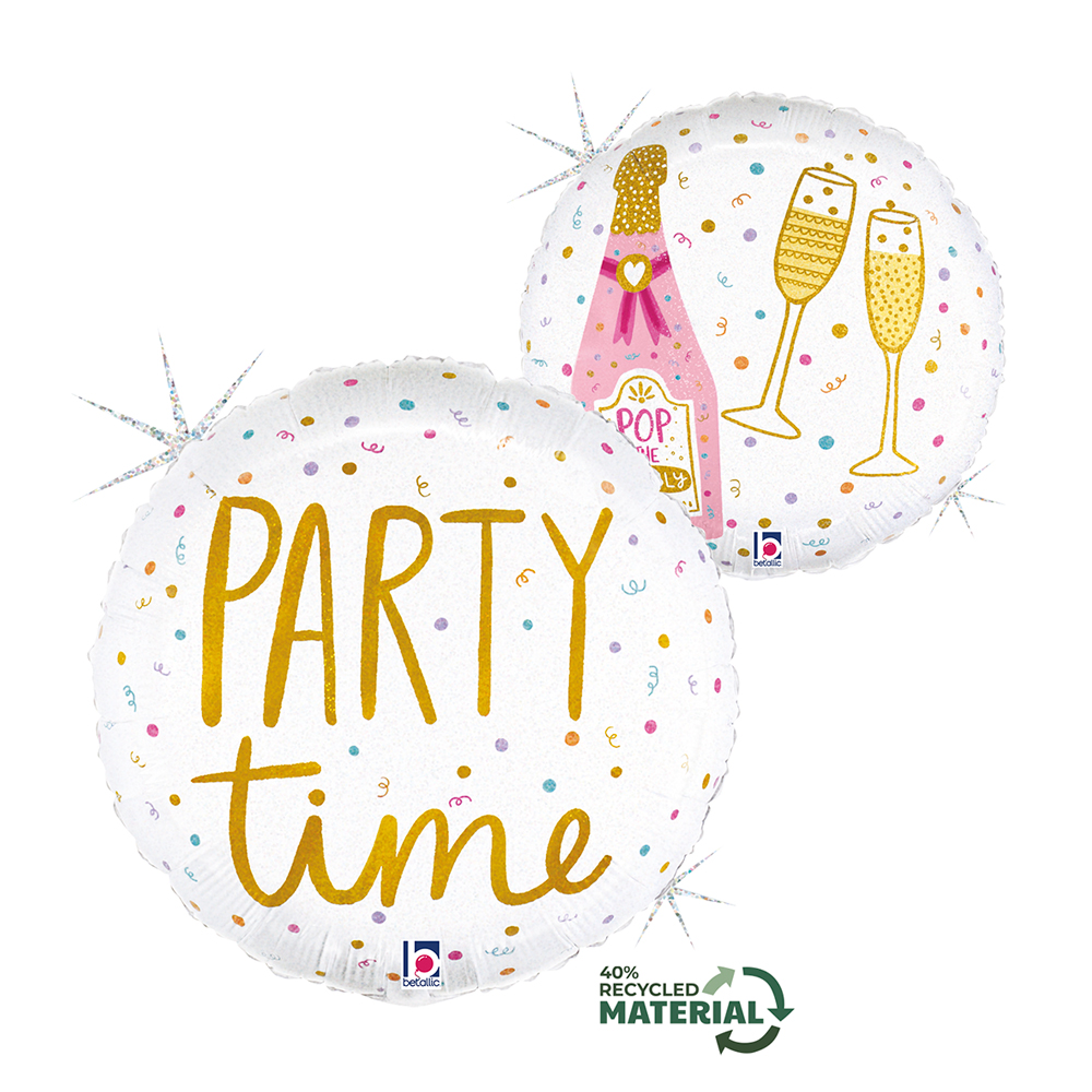 18" Party Time Champagne