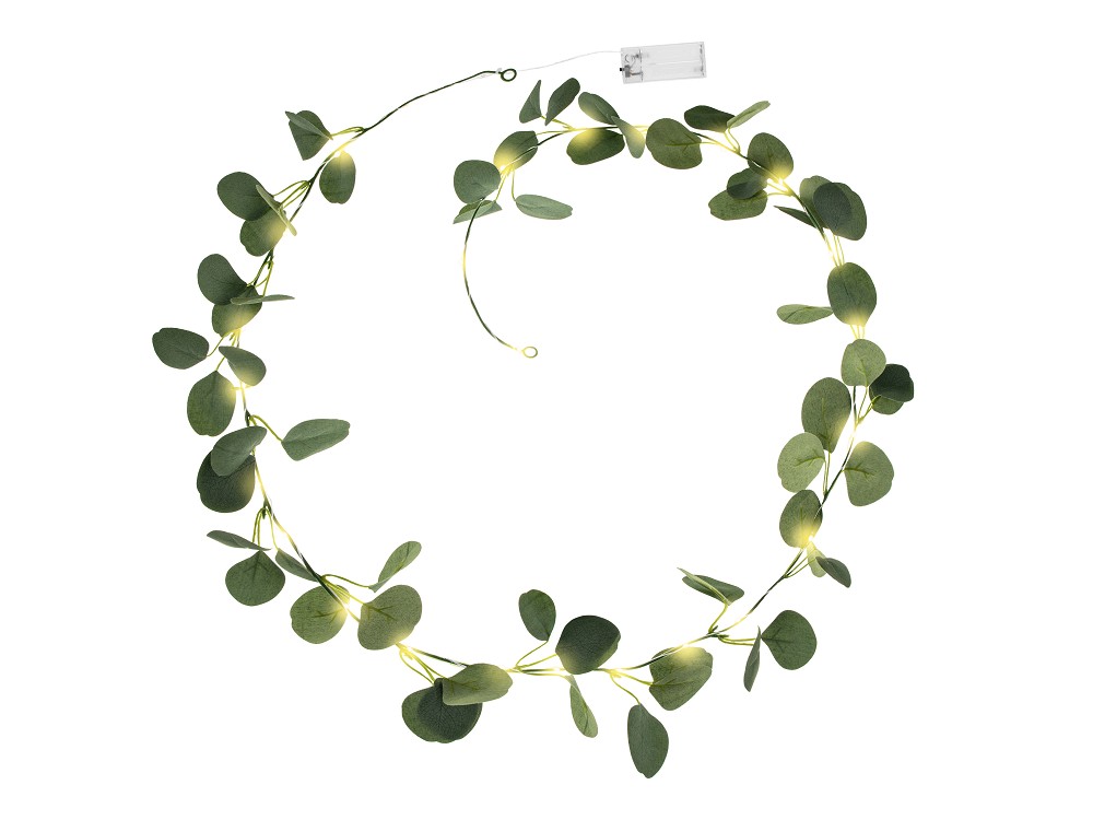 Eukalyptus-Girlande - LED - 2 m - 1 Stk.