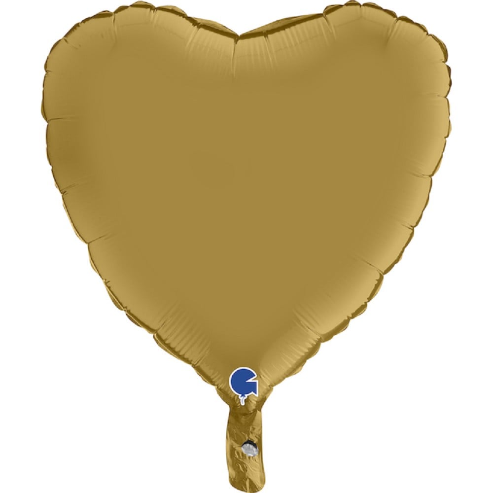 18" Herz Satin Gold (unverpackt)