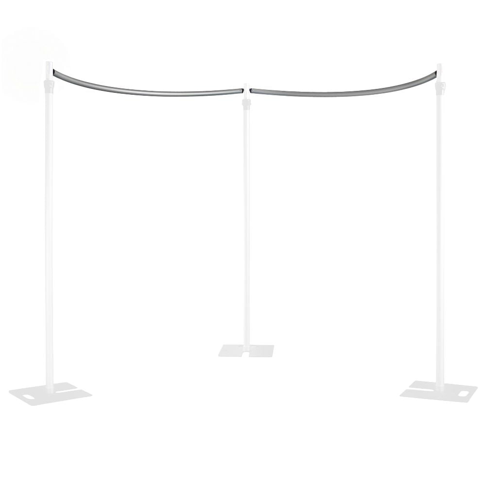 XXL Teleskopsystem - 2,4m gebogene Aufhängung (2-teilig)