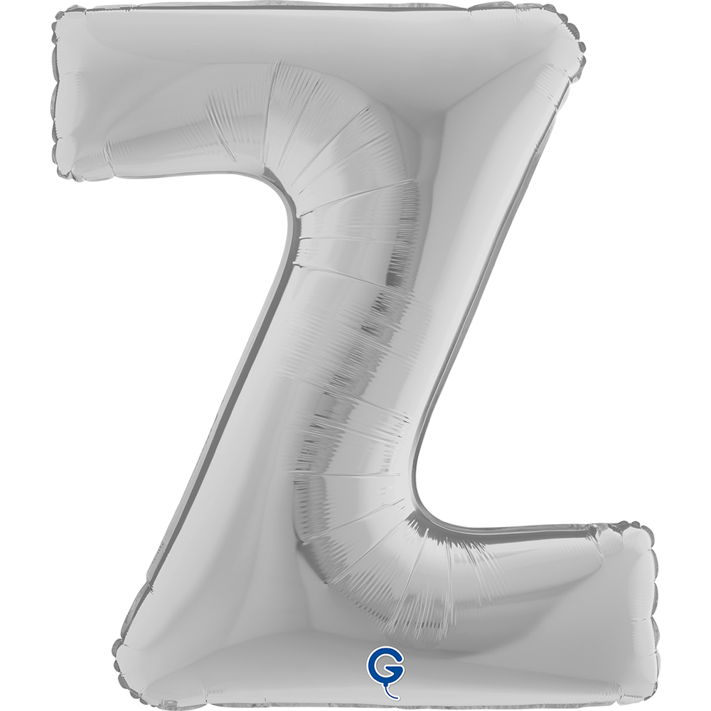 40" Folienbuchstabe "Z" Silver